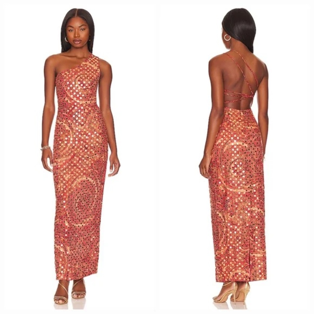 House of Harlow 1960 X Revolve Marielle Maxi Dress in Rust